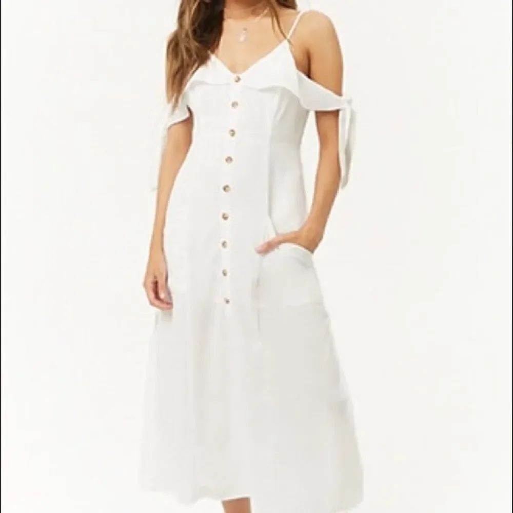 ✨ Open-Shoulder Midi Dress✨